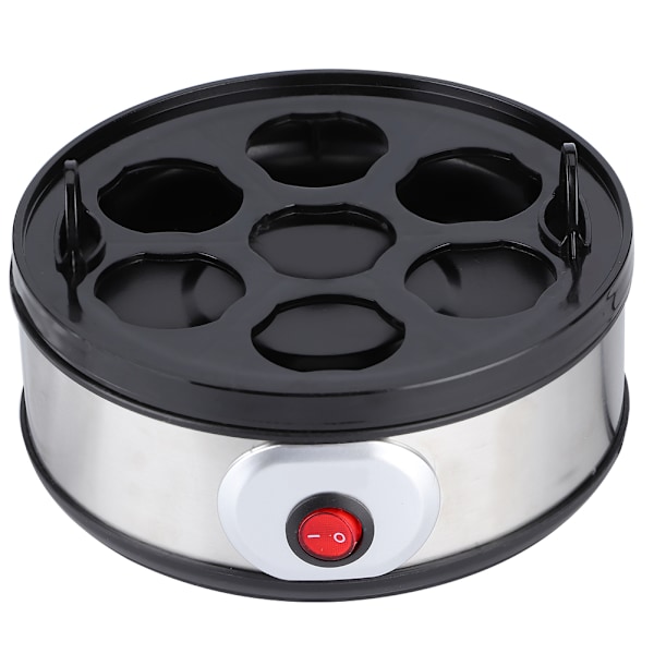 Mini Multifunktionell Äggkokare Rostfritt Stål Liten Frukostmaskin 220-240VEU-kontakt
