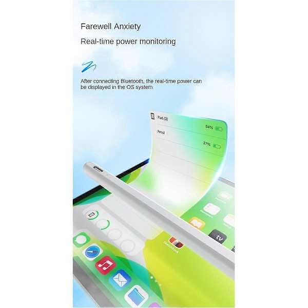 Stylus-kynälle Anti-false-touch Bluetooth-sähköllä C
