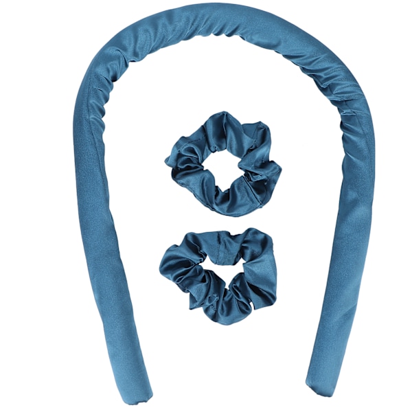 No Heat Curling Rod Curling Foam Hårrulle DIY Sove Heatless Hårkrøllere Hårkrølleverktøy Mørkeblått