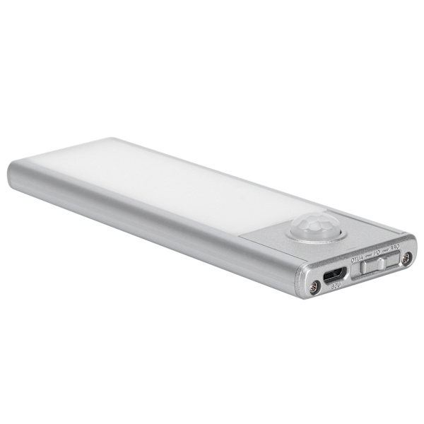 12cm anturivalo LED UltraOhut Lämmin valo Älykäs kaappi Yöpöytä Yölamppu USB-lataus