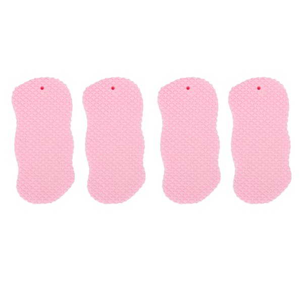 3D badesvamp eksfolierende blød elastisk smertefri brusesvamp til voksne baby 4 stk.