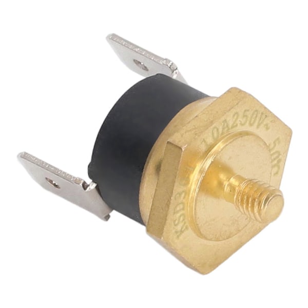 5 st KSD301 Koppar Termostat Bimetall Normalt Stängd M4 Snäppskiva Temperatur Switch 250V 110