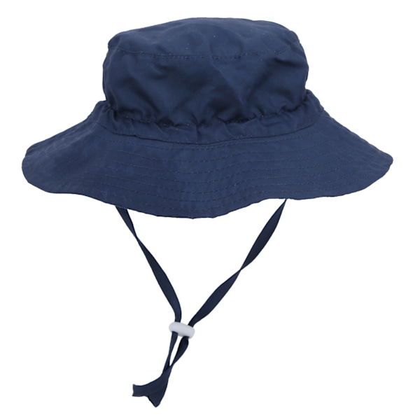 Barnebøttehatt Unisex Baby Boy Girl Utendørs Justerbar Strandlue Bøttehatt Mørkegrønn M