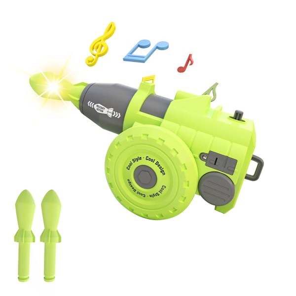 Rocket Vehicle Play Set Rocket Launcher Toy with Lights Music Educational Learning Toys Gifts for Kids Boys Girls