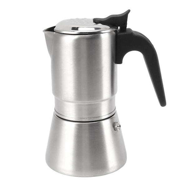 304 Rostfritt Stål Moka Kanna Handbryggd Kaffe Kanna Högtrycks Kall Extraktion Enkel Ventil Kaffe Utrustning för Hem Cafe
