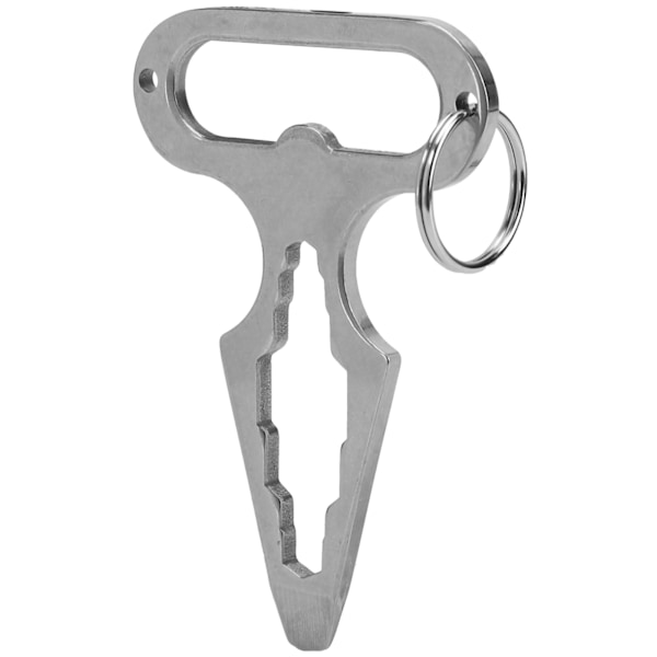 2 st Multifunktion Mini EDC Spike Wrench Flasköppnare Skruvmejsel Multiverktyg för Utomhus Camping