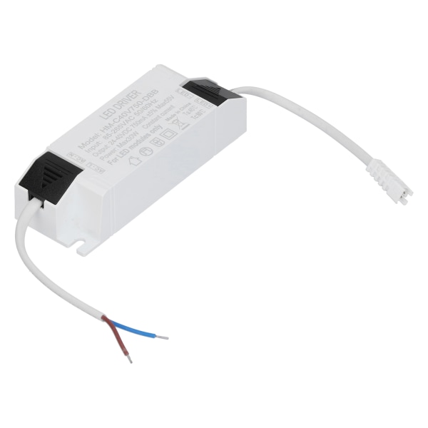 30W LED Driver Konstant Strøm 750mA LED Lys Transformer Input AC85‑265V Udgang DC24‑40V