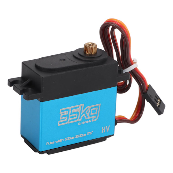 35kg:n ydinmoottorinen servomoottori 1/8 1/10 1/12 kauko-ohjattavaan autoon, metallivaihteinen digitaalinen servomoottori