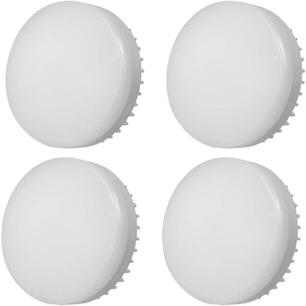 Dæmpbar LED GX53 7W 85-265V skabslys Støbt aluminium væglampe 4 stk. kold hvid 6000K