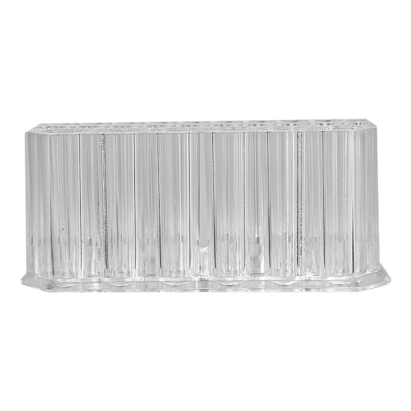 26 huller gennemsigtig kosmetisk børste Opbevaringsholder Øjenbryn Blyant Organizer Display Stand Support