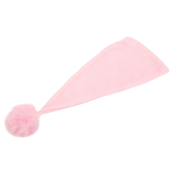 Vauvan valokuvausrekvisiittahattu pitkällä hännällä Pompom-koriste vastasyntyneen valokuvaushattu 0-1 kuukauden ikäiselle vauvallePink