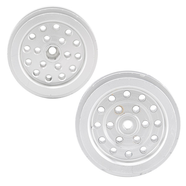 Metallfjärrkontrollleksaksbilhjulnavtillbehördelar passar för 1/16 RC-bilsilver 1 st