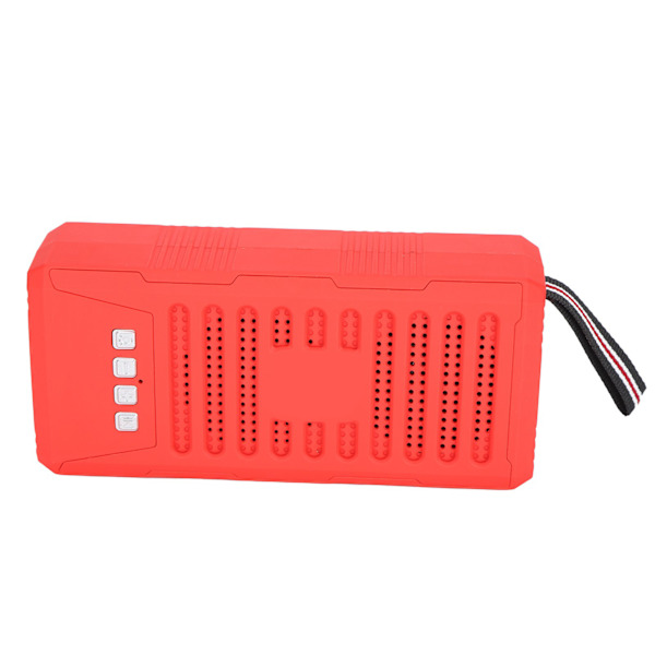 AK-135 Bluetooth-højttaler med LED-lommelygte, kort, FM-stereolyd, bærbar trådløs højttaler