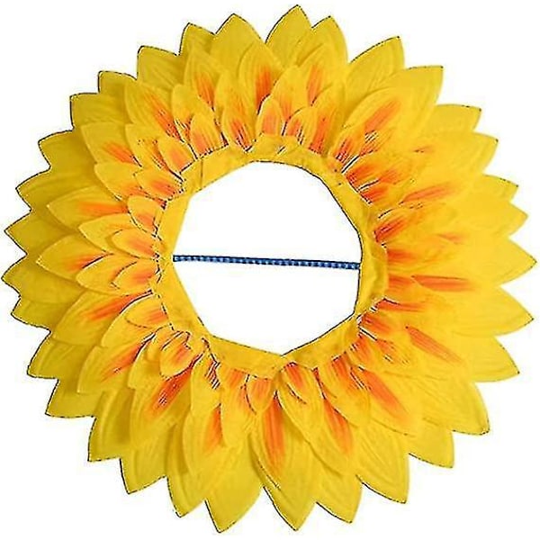 Sunflower Hat Hood for Dance Party Festival - 70cm, Funny Performance Props for Kids, Teens, and Adults