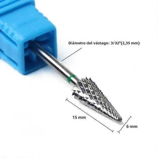 Tungsten Stål Neglebor for Manikyr, Gel Polish Fjerning, Elektrisk Utstyr Verktøy, Paraplyform Neglebor SX-XC-01