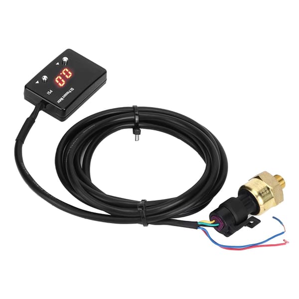 1/8in NPT Auto Bil Olietryk Måler 0-120PSI Digital Måler med Sensor Høj Præcision