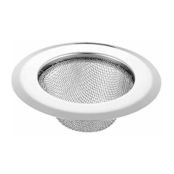 Diskhoar i rostfritt stål, diskbänksil, diskhoar med stora 4,5\" diameter breda kanter (2-pack)