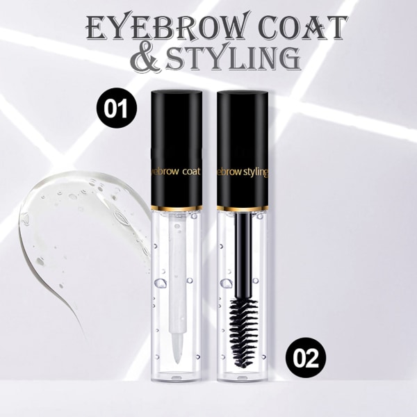 Eyebrow Setting Gel Eyebrow Coat Eyebrow Styling Gel Set Vanntett Svettesikre bryn Styling Skjønnhetssalong Hjem Makeup