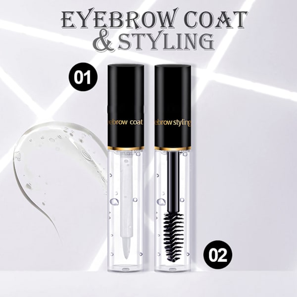 Eyebrow Setting Gel Eyebrow Coat Eyebrow Styling Gel Set Vattentätt, svettsäker Bryn Styling Skönhetssalong Hemmakeup