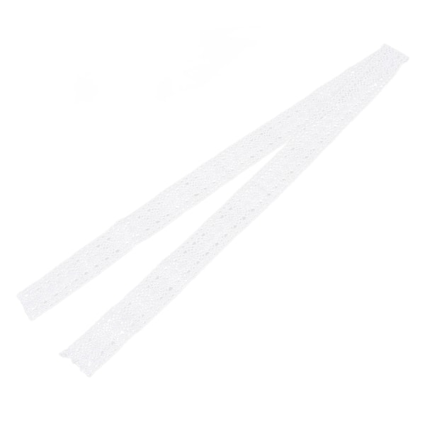 Spetskant DIY bomulls nät 4 cm bredd 10 meter elegant vit tyg spetsband för gardin kläder duk hantverk