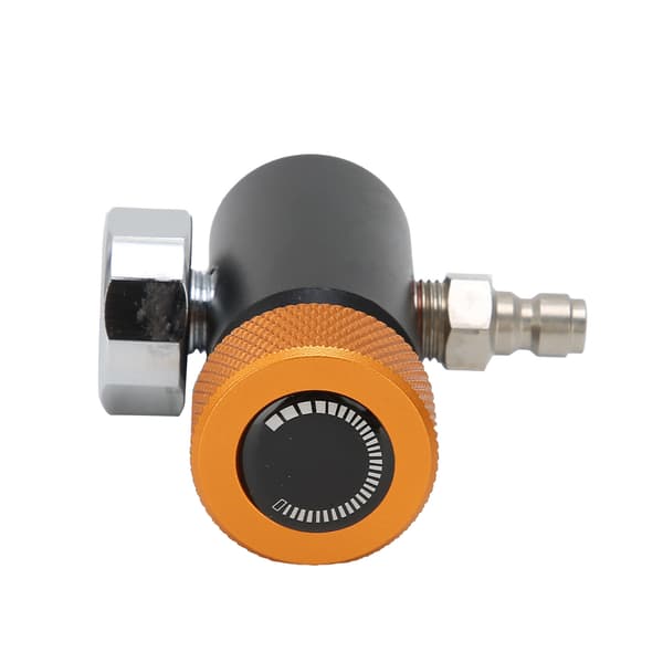 CO2-sylinderadapter Justerbar brusventil med 8 mm hannhode 3000psi trykkmåler