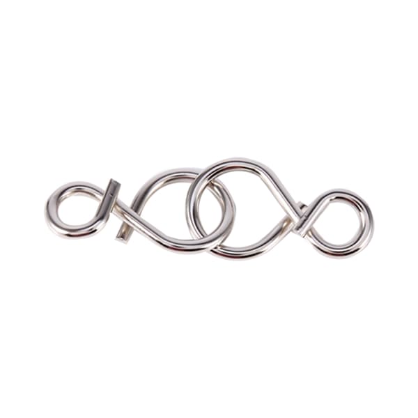8 stk./sæt Metal Wire IQ Test Brain Teaser Mind Puslespil Spil til Voksne og Børn Legetøj