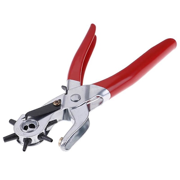 Portable Leather Punch Tool for Belt - Punch Holes Easily with Manual Pliers