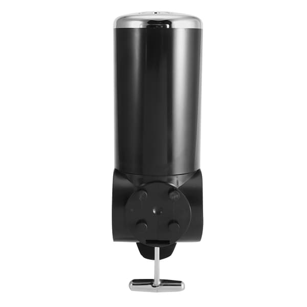 Vægmonteret 500 ml flydende sæbedispenser Hjem Badeværelse Bruser Køkken Hotelpumpe (Sort)
