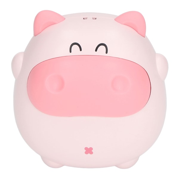Handvärmare Cartoon Pig Shape 2 Nivåer Temperaturjustering USB Laddning Mini Handvärmare med Nattljus Rosa