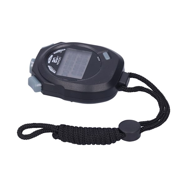 Sports elektronisk stoppeklokke 1/100 sekund høy nøyaktighet digital kronograf timer 12/24 timer system
