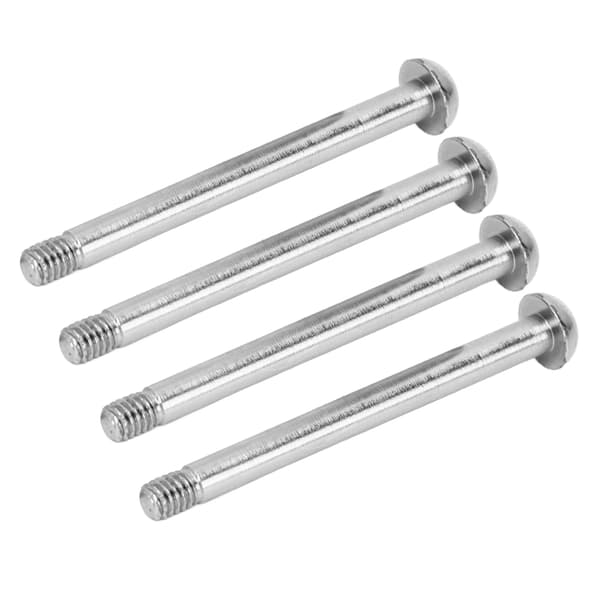 4 stk. Forreste Blomsterakselstift Stål Svingarmsaksler Dele til ARRMA 1/7 1/8 RC Bil Sølv