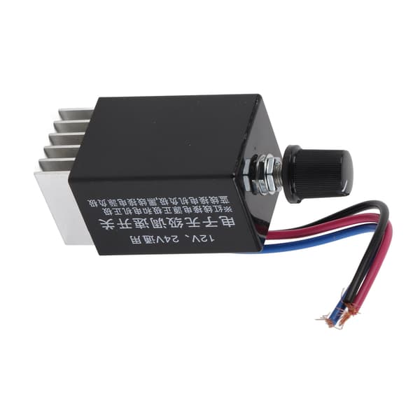 Universal DC 12V/24V Motorvarvtalsregulatorbrytare för bil, lastbil, fläkt, värmekontroll