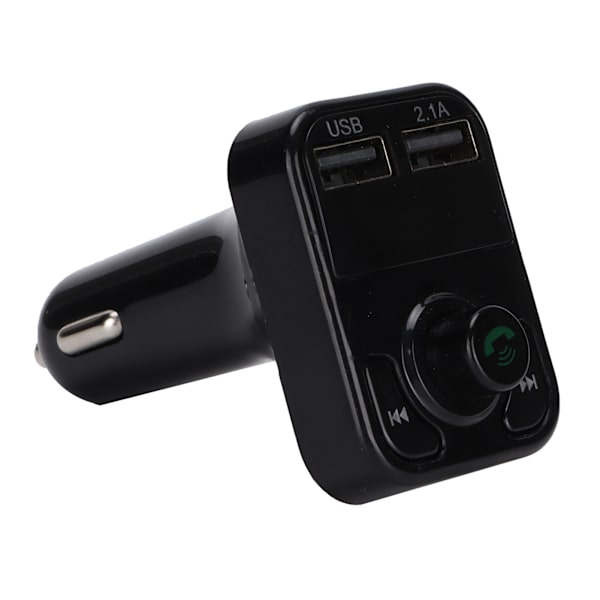 Bluetooth 5.0 FM-lähetin Langaton auton handsfree MP3-radio Laturiadapteri, jossa kaksois-USB-tuki muistikortille ja USB-levylle