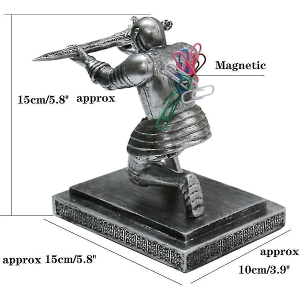 Hieno magneettinen hartsiritari kynäteline toimistojohtajan työpöydälle