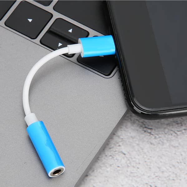 3,5 mm til Lightning øretelefon hodetelefon adapterkabel for iPhone 7/8/X mobiltelefon