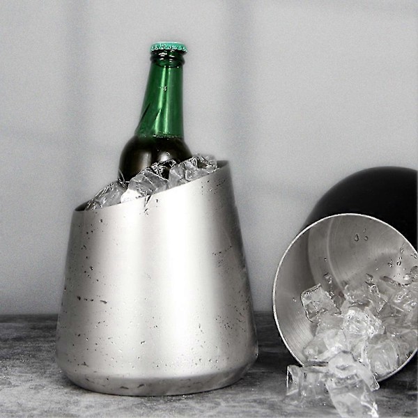 Rustfri Stål Isspand Champagne Spand Bar KTV Isspand Husholdnings Ølspand Dekorativ Orn