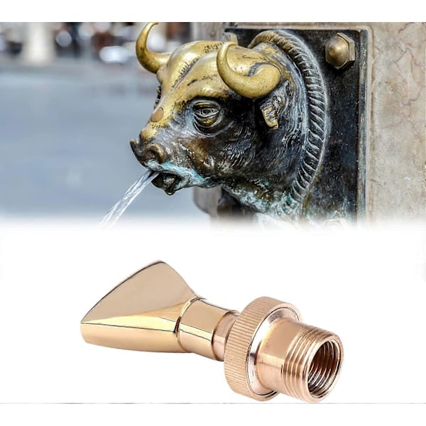 Messinkinen suihkulähdesuutin lampisprinkleri, puutarhaan/lampeen/puistoon/museoon/kirjastoon