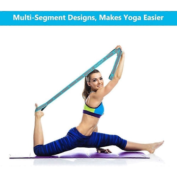 Träningsband, Elastiska Träningsband, Elastiskt Motståndsband för Vuxna Latin Yoga Pilates