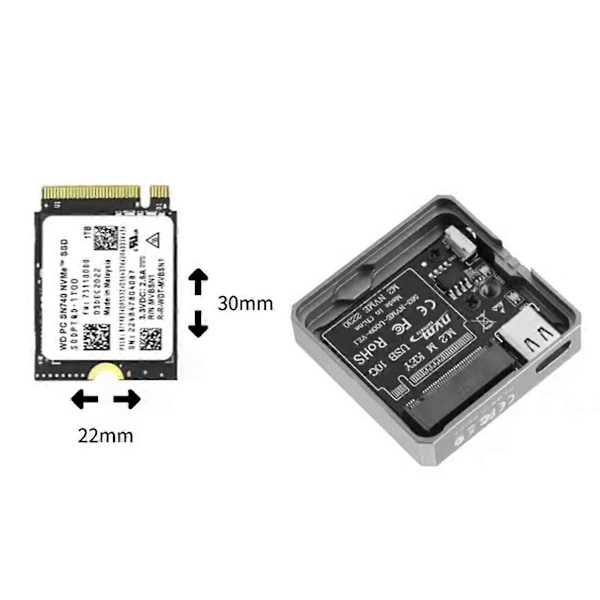 Hårddiskkabinett NVMe Single Protocol Pro Max Edition Praktisk