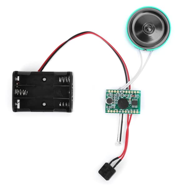4-minutters opptaksavspillings-DIY-lydsensor-modul, spill av én gang, tilbehør
