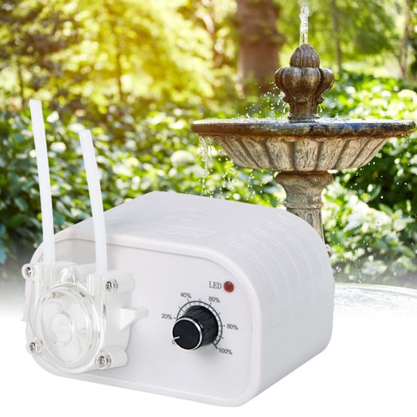 Havepumpe 6V Mini Peristaltisk Væskepumpe DIY Doseringspumpe Slangepumpe til Akvarium Lab Analyse