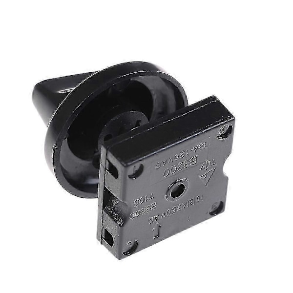 4-läges 3-hastighets Fläktväljare Rotationsbrytare Regulator Med Vred 13amp 120v-250v