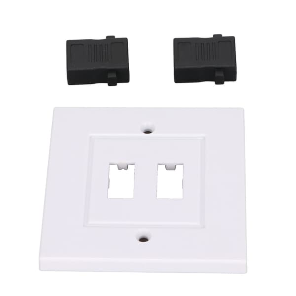 2-ports HD Multimedia Interface Vægpanel HD Multimedia Interface Stikpanel Kabeludvidelseskobling