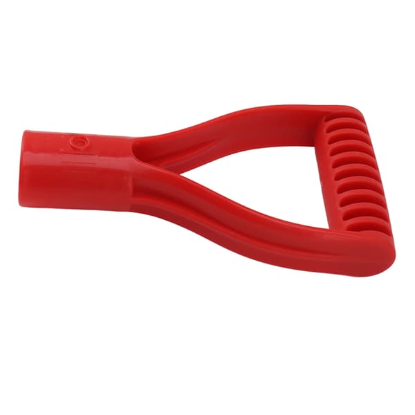 Spadehåndtak Plast 32 mm indre diameter D-grep Håndtak Spadehåndtak Erstatning for snøspade Graving Raking Rød