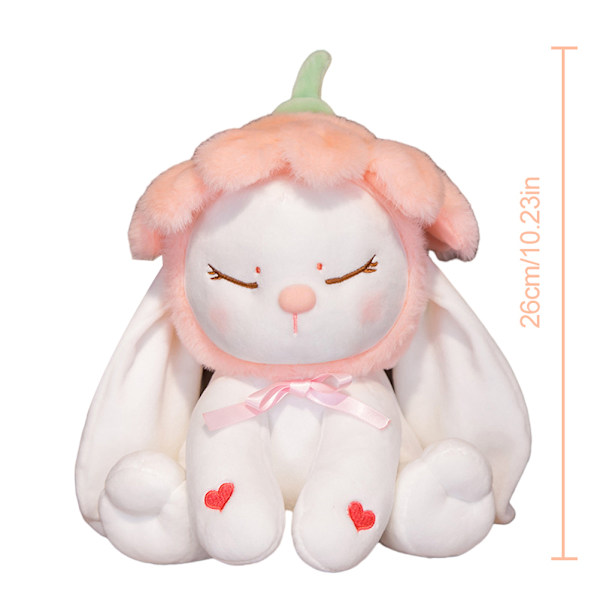 Plysj leker Petal Rabbit utstoppet fluffy dukke søt myk dukke feriegaver for barn voksne