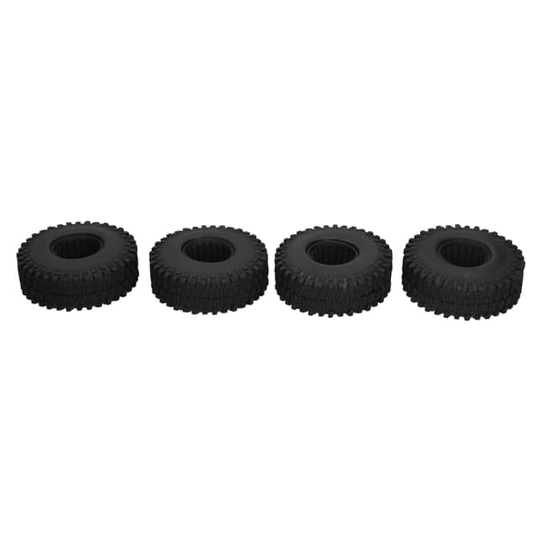 4 st 120 mm fjärrkontroll gummidäck däckbyte för SCX10/TRX4 1/10 RC-bil