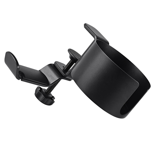 Under Desk Hovedtelefon Stativ 360 Graders Rotation Desktop Vandkop Opbevaring Mount til Kontor Sort