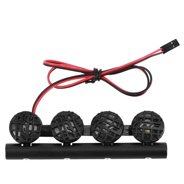 LED Taklampe DIY Bagasjeromlampe Spotlight Tilbehør Passer for TRX4 /SCX10 1/10 RC Bil Crawler4LED