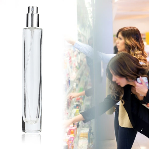 30 ml bärbar glas tom sprayflaska parfym kosmetika påfyllningsbehållare för resor