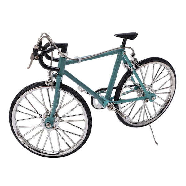 Cykelmodell simulerad levande design vacker utsökt texturerad legering cykel prydnad leksak för present dekoration